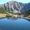 Krásny pohľad na druhé a tretie pleso, v pozadí Volovec